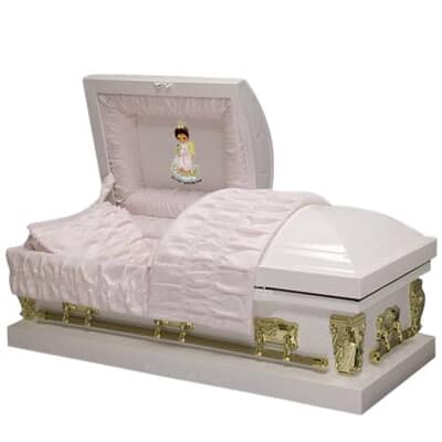 African American Girl Medium Casket