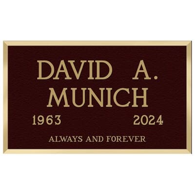 Always and Forever Niche Plaque