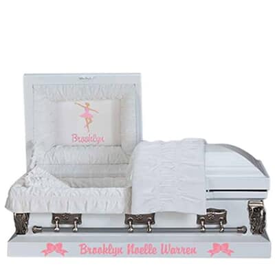 Ballerina Small Child Casket