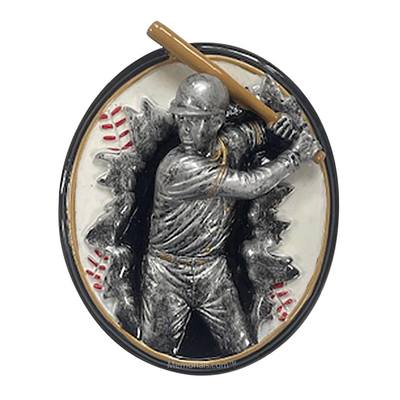 Baseball Player Medallion