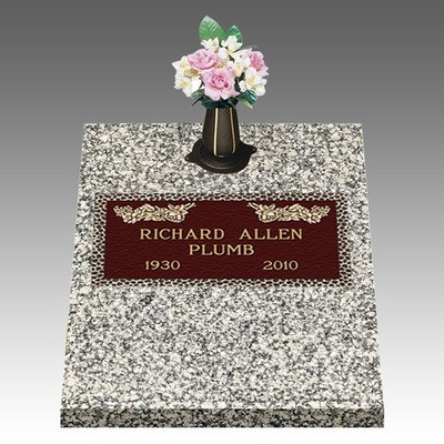 Blooming Springs Deep Top Large Bronze Headstone II