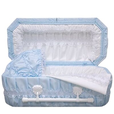 Blue Carriage Small Child Casket