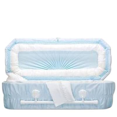 Blue Cloud Mini Child Casket