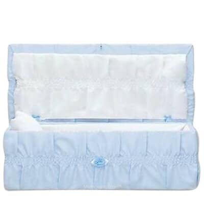 Blue Elegance Child Caskets