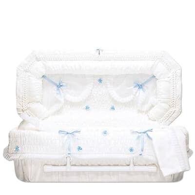 Blue Melody Mini Child Casket