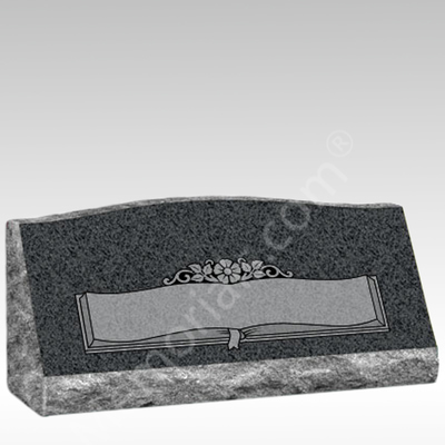 Book of Love Granite Cemetery Grave Marker