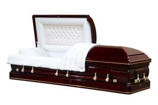 Bordeaux Cherry Wood Casket