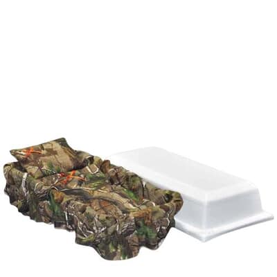 Camo Mini Child Casket Vault