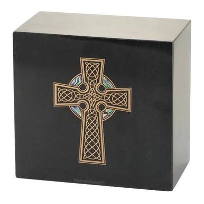 Celtic Cross Cremation Marble Urn