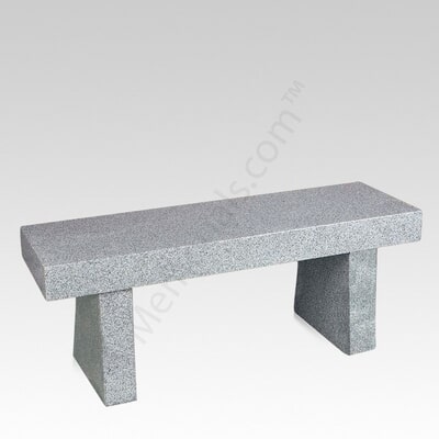 Classic Granite Cemetery Bench II