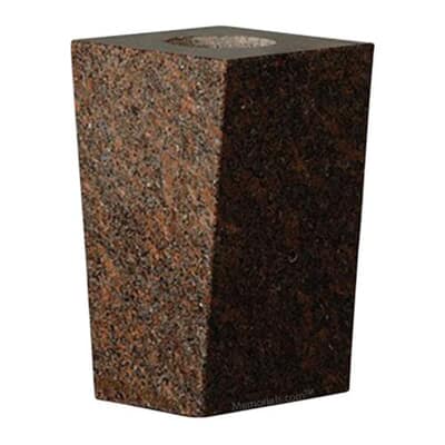 Dakota Mahogany Modern Granite Vase