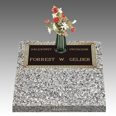 Dignity Classic Deep Top Bronze Headstone