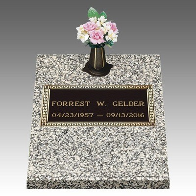 Dignity Classic Deep Top Large Bronze Headstone II