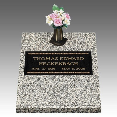 Dignity Deep Top Bronze Headstone II