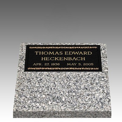 Dignity Deep Top Bronze Headstone