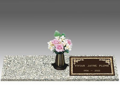 Dignity Maple Right Bronze Headstone II