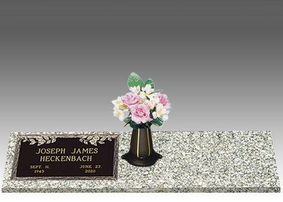 Dynasty Dogwood Left Bronze Headstone II