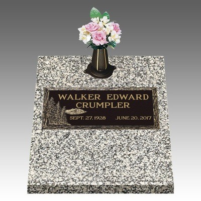 Dynasty Evergreen Deep Top Large Bronze Headstone II