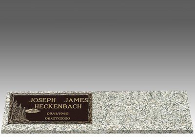 Dynasty Evergreen Left Bronze Headstone