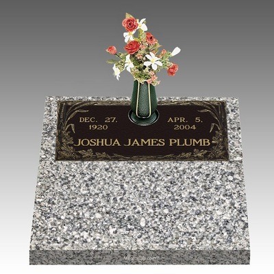 Dynasty Fruit of Life Deep Top Bronze Headstone