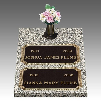 Dynasty Serenity Deep Bronze Cemetery Headstones II