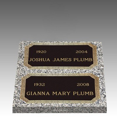 Dynasty Serenity Deep Bronze Cemetery Headstones