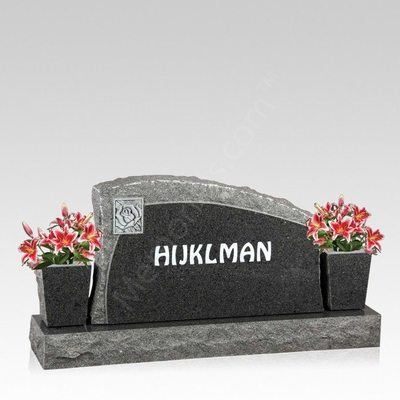 Eternidad Companion Granite Headstone VI