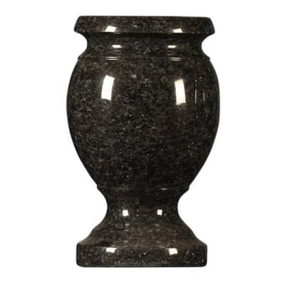 Flash Black Granite Vase