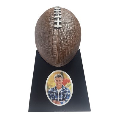 Football Large Photo Cremation Urn