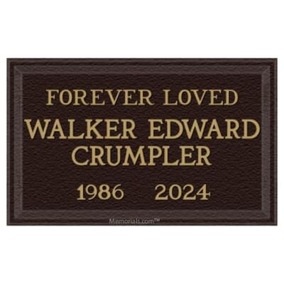 Forever Loved Bronze Niche Plaque