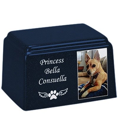 Forever Rectangle Cultured Pet Photo Urn