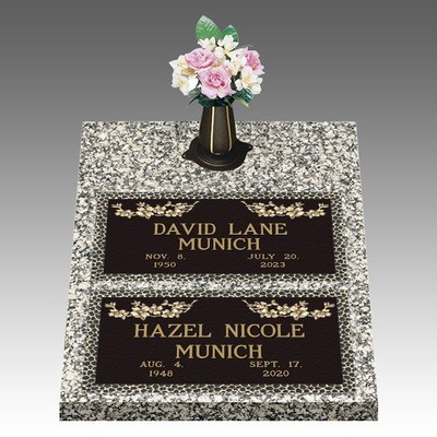 Garden of Life Dogwood Deep Bronze Cemetery Headstones II