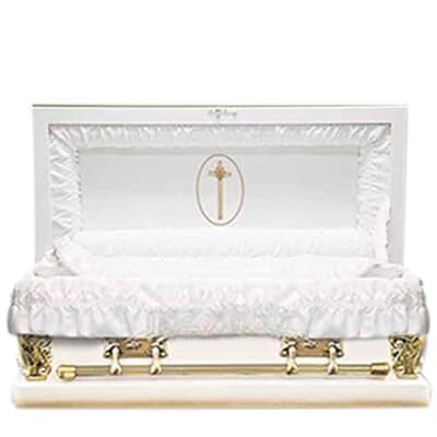 Heavenly Cross Large Child Casket