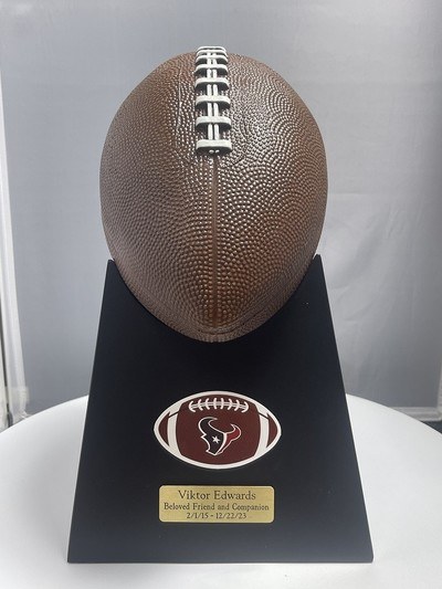 Texans Football Cremation Urn