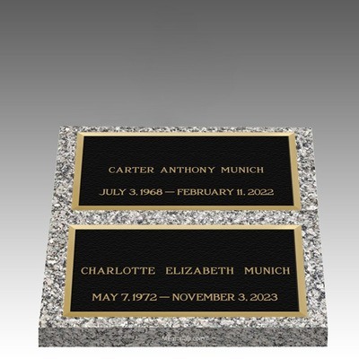 Infinity Classic Deep Bronze Cemetery Headstones