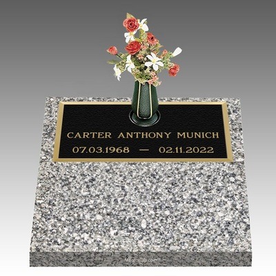 Infinity Classic Deep Top Large Bronze Headstone