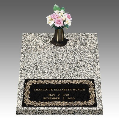 Infinity Hawaiian Deep Bottom Bronze Headstone II