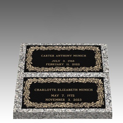 Infinity Hawaiian Deep Bronze Cemetery Headstones