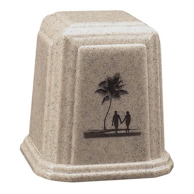 Long Walks on the Beach Peaceful Cultured Urn