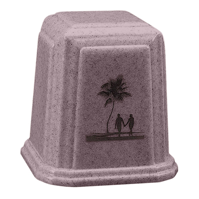 Long Walks on the Beach Sunset Cultured Urn