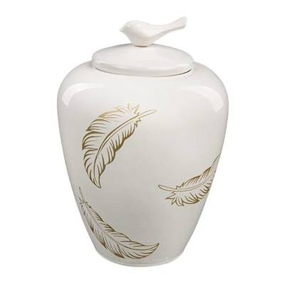 Love Birds Ceramic Urn