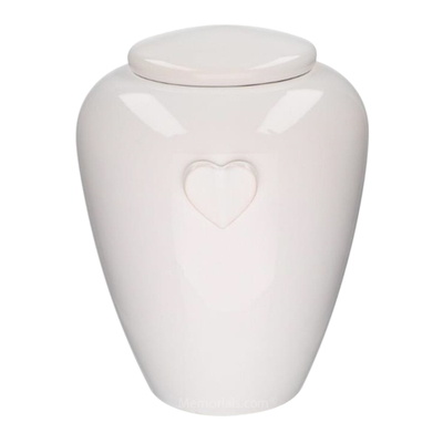 Love Forever Ceramic Cremation Urn