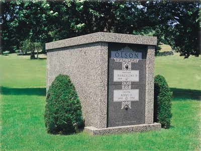 Memorial Granite Crypt