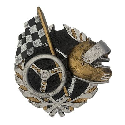 Race Car Medallion