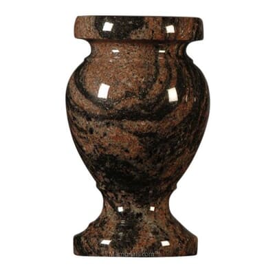 Red Aurora Granite Vase