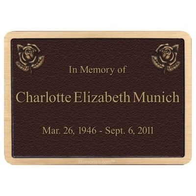 Rounded Memorial Niche Plaques