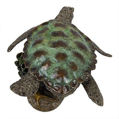 Sea Turtle Bronze Cremation Urn