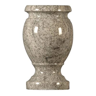 Silver Cloud Granite Vase