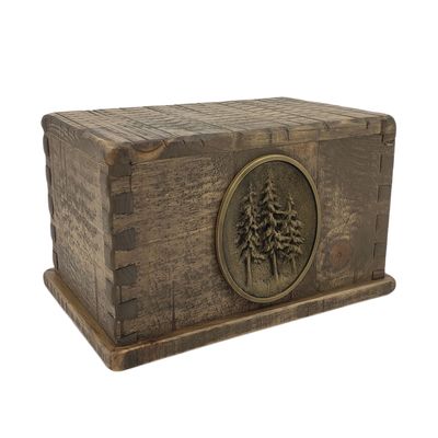 Simplicity Wilderness Wooden Urn