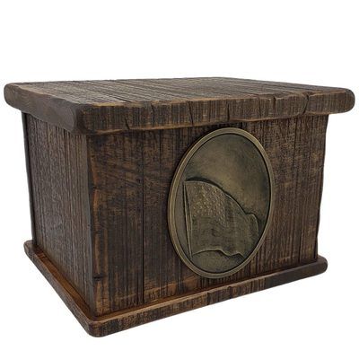 Timber American Large Wood Urn